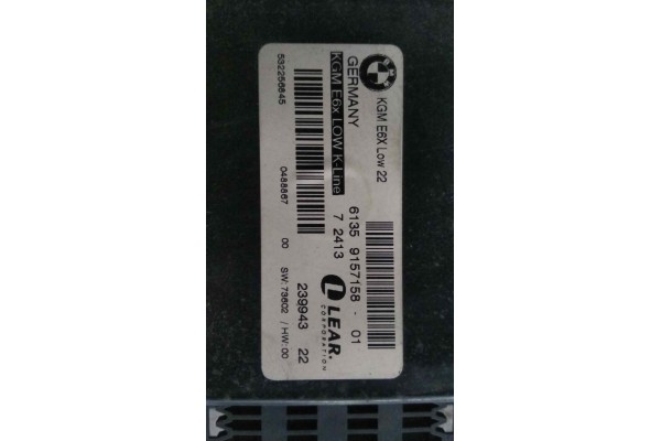 Recambio de modulo electronico para bmw serie 5 berlina (e60) 2.0 16v diesel referencia OEM IAM 61359157158 6135915715801 