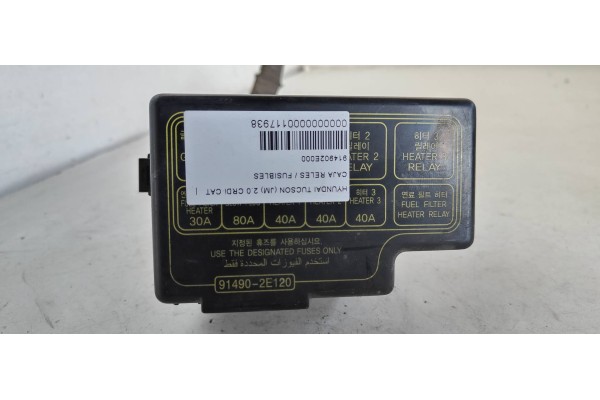 Recambio de caja reles / fusibles para hyundai tucson (jm) 2.0 crdi cat referencia OEM IAM 914902E000  