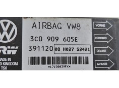 Recambio de centralita airbag para seat leon (1p1) 1.9 tdi referencia OEM IAM 3C0909605E  