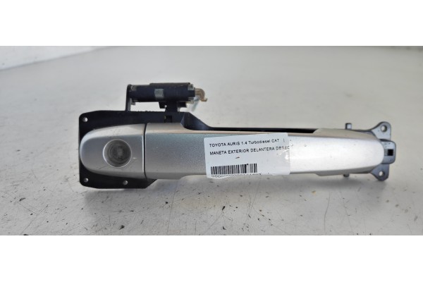 Recambio de maneta exterior delantera derecha para toyota auris 1.4 turbodiesel cat referencia OEM IAM   