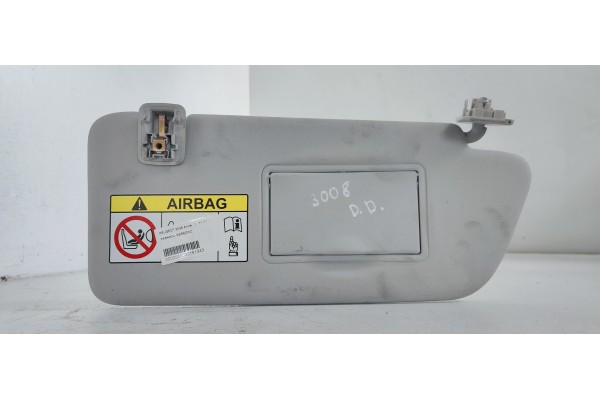 Recambio de parasol derecho para peugeot 3008 allure referencia OEM IAM   