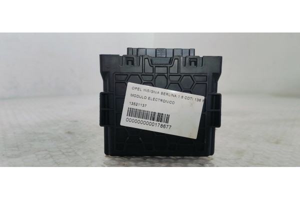 Recambio de modulo electronico para opel insignia berlina 1.6 cdti 136 fap referencia OEM IAM 13521137  