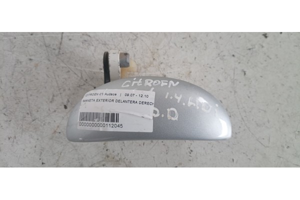 Recambio de maneta exterior delantera derecha para citroen c1 audace referencia OEM IAM   