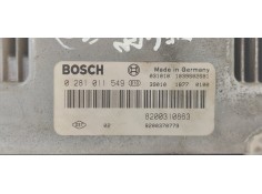 Recambio de centralita motor uce para renault megane ii classic berlina confort expression referencia OEM IAM 0281011549  