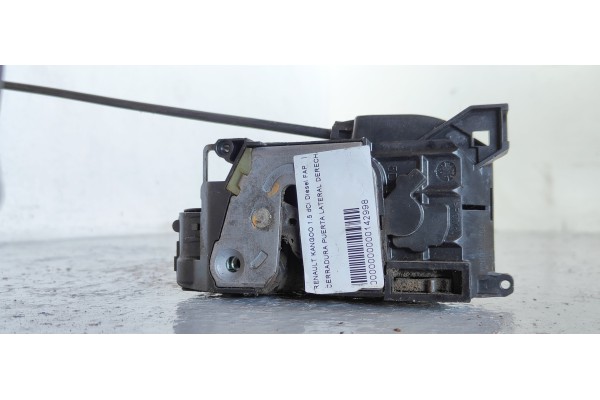 Recambio de cerradura puerta lateral derecha para renault kangoo 1.5 dci diesel fap referencia OEM IAM   