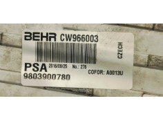 Recambio de intercooler para peugeot 2008 (--.2013) 1.2 i turbo 130 referencia OEM IAM 9803900780  