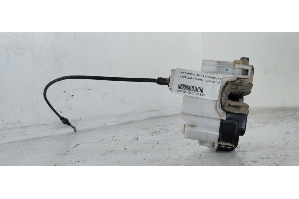 Recambio de cerradura puerta trasera derecha para fiat panda (169) 1.2 8v climbing 4x4 referencia OEM IAM   