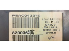 Recambio de cuadro instrumentos para renault megane ii classic berlina confort expression referencia OEM IAM 82003644007  