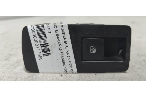Recambio de mando elevalunas trasero izquierdo para opel insignia berlina 2.0 cdti cat referencia OEM IAM 00008407  
