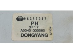 Recambio de motor limpia trasero para daewoo tacuma sx-plus referencia OEM IAM 96387047  