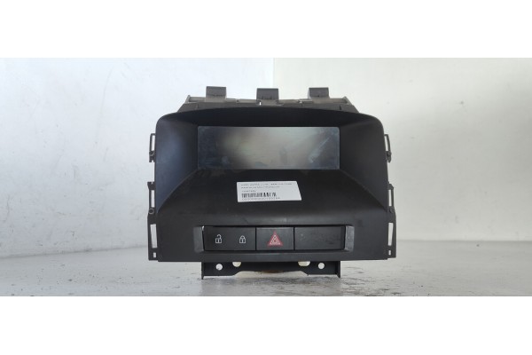 Recambio de pantalla multifuncion para opel astra j lim. berlina fase 1 referencia OEM IAM 13267984  