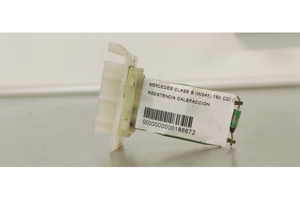 Recambio de resistencia calefaccion para mercedes-benz clase b (w245) 180 cdi (245.207) referencia OEM IAM   
