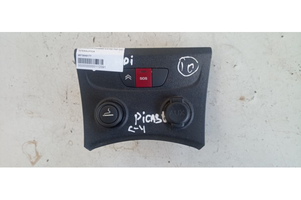 Recambio de interruptor para citroen c4 picasso exclusive referencia OEM IAM 9673849177  