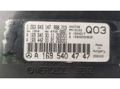 Recambio de cuadro instrumentos para mercedes-benz clase a (w169) 2.0i 136 [200] referencia OEM IAM A1695404747  