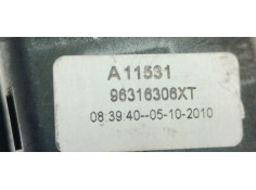 Recambio de mando elevalunas delantero izquierdo para peugeot 206+ 1.1 i 60 referencia OEM IAM 96316306XT  