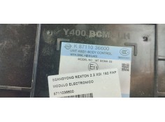 Recambio de modulo electronico para ssangyong rexton 2.2 xdi 180 fap referencia OEM IAM 8711036600  