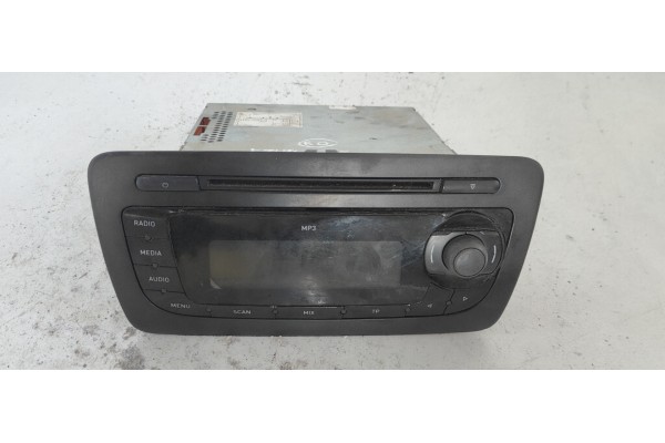 Recambio de sistema audio / radio cd para seat ibiza iv berlina 1.6tdi 90 fap referencia OEM IAM 6J0035153  