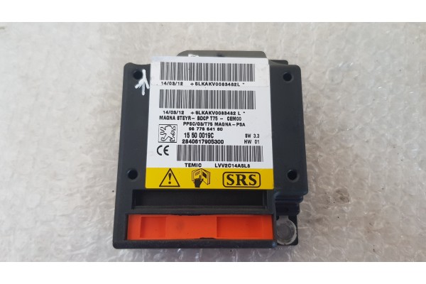Recambio de centralita airbag para peugeot rcz 1.6 i turbo 156 referencia OEM IAM 9677664180  