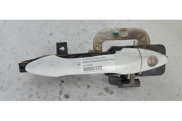 Recambio de maneta exterior delantera izquierda para hyundai ix35 break fase 1 referencia OEM IAM 9072100400  