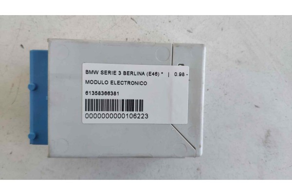 Recambio de modulo electronico para bmw serie 3 berlina (e46) 1.8 16v referencia OEM IAM 61358366381 711370 