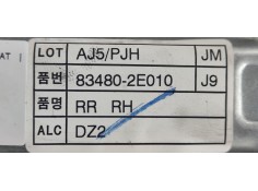 Recambio de elevalunas trasero derecho para hyundai tucson (jm) 2.0 crdi cat referencia OEM IAM 834802E010  