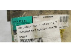 Recambio de compresor aire acondicionado para opel corsa c club referencia OEM IAM 09132918  