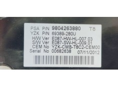 Recambio de cuadro instrumentos para peugeot 3008 1.6hdi 115 fap referencia OEM IAM 9804263880  