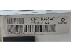 Recambio de cuadro instrumentos para chrysler voyager (rg) 3.3 v6 cat referencia OEM IAM TN1575109441 P05082428AC 