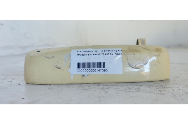 Recambio de maneta exterior trasera izquierda para fiat panda (169) 1.2 8v climbing 4x4 referencia OEM IAM   