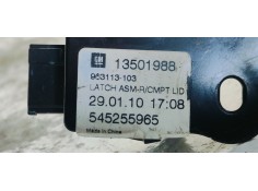 Recambio de cerradura maletero / porton para opel insignia berlina 2.0cdti 130 fap referencia OEM IAM 13501988  