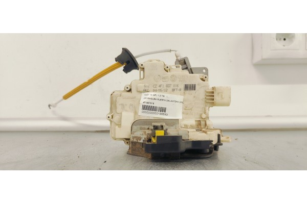 Recambio de cerradura puerta delantera derecha para audi a3 (8p) 1.2 tsi referencia OEM IAM 4F1837016  