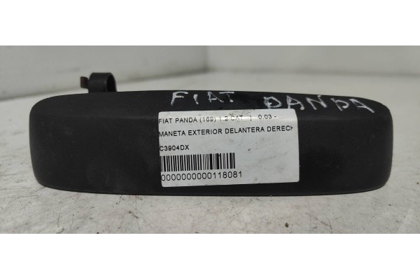Recambio de maneta exterior delantera derecha para fiat panda (169) 1.2 cat referencia OEM IAM C3904DX  