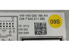 Recambio de sistema audio / radio cd para volkswagen passat lim. (362) berlina edition bluemotion referencia OEM IAM 1K0035186AN