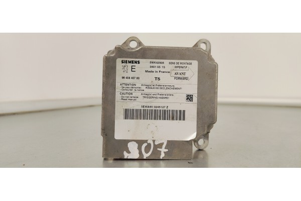 Recambio de centralita airbag para peugeot 307 (s1) xs referencia OEM IAM 9645840780  