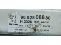 Recambio de elevalunas delantero derecho para peugeot 3008 1.6hdi 115 fap referencia OEM IAM 9682808880  