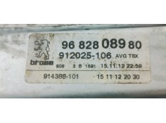 Recambio de elevalunas delantero izquierdo para peugeot 3008 1.6hdi 115 fap referencia OEM IAM 9682808980  