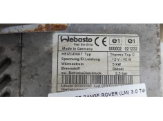 Recambio de calefaccion entera normal para land rover range rover (lm) td6 se referencia OEM IAM 000002021232  
