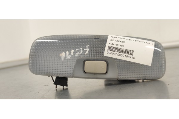 Recambio de luz interior para ford fiesta (cb1) 1.5tdci 75 fap referencia OEM IAM 8A6A13776CA  