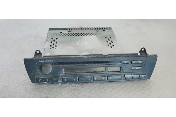 Recambio de sistema audio / radio cd para bmw x3 (e83) 2.0 d referencia OEM IAM 65124154935  