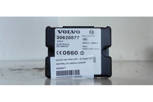 Recambio de centralita inmovilizador para volvo v40 familiar 1.9 d+ (85kw) referencia OEM IAM 30620877  