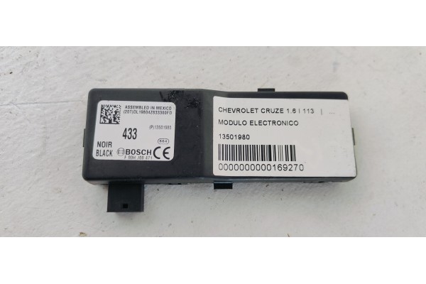 Recambio de modulo electronico para chevrolet cruze 1.6 i 113 referencia OEM IAM 13501980  