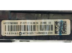 Recambio de mando climatizador para peugeot 3008 1.6hdi 115 fap referencia OEM IAM 96738322XT  