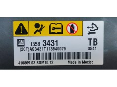 Recambio de centralita airbag para opel insignia berlina excellence referencia OEM IAM 13583431  