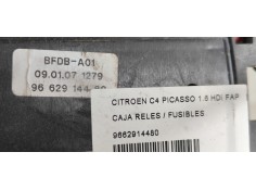 Recambio de caja reles / fusibles para citroen c4 picasso exclusive plus referencia OEM IAM 9662914480  