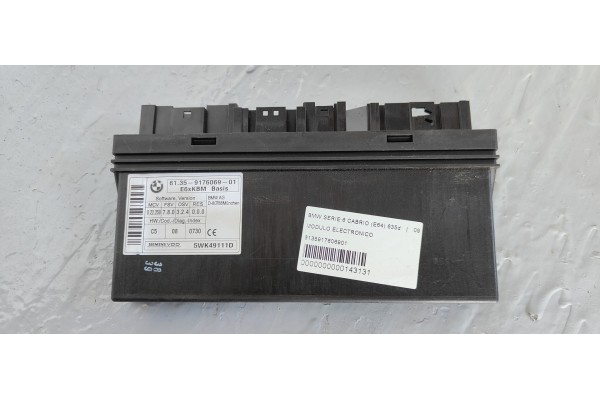 Recambio de modulo electronico para bmw serie 6 cabrio (e64) 635d referencia OEM IAM 6135917606901  