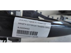 Recambio de maneta exterior trasera derecha para jaguar f-pace 2.0 diesel cat referencia OEM IAM BJ32224N02  