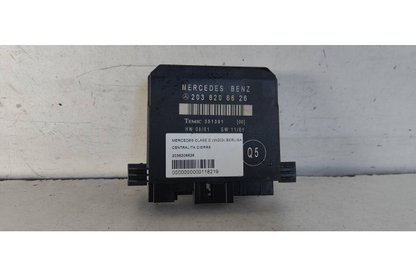 Recambio de centralita cierre para mercedes-benz clase c (w203) berlina 180 (203.035) referencia OEM IAM 2038206626  