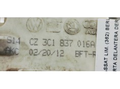 Recambio de cerradura puerta delantera derecha para volkswagen passat lim. (362) berlina edition bluemotion referencia OEM IAM 3