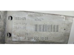 Recambio de radiador agua para mercedes-benz clase cl (w215) coupe 600 (215.378) referencia OEM IAM A2205001203  