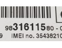 Recambio de modulo electronico para opel vivaro furgón 2.0 cdti 123 fap referencia OEM IAM 9831611580  